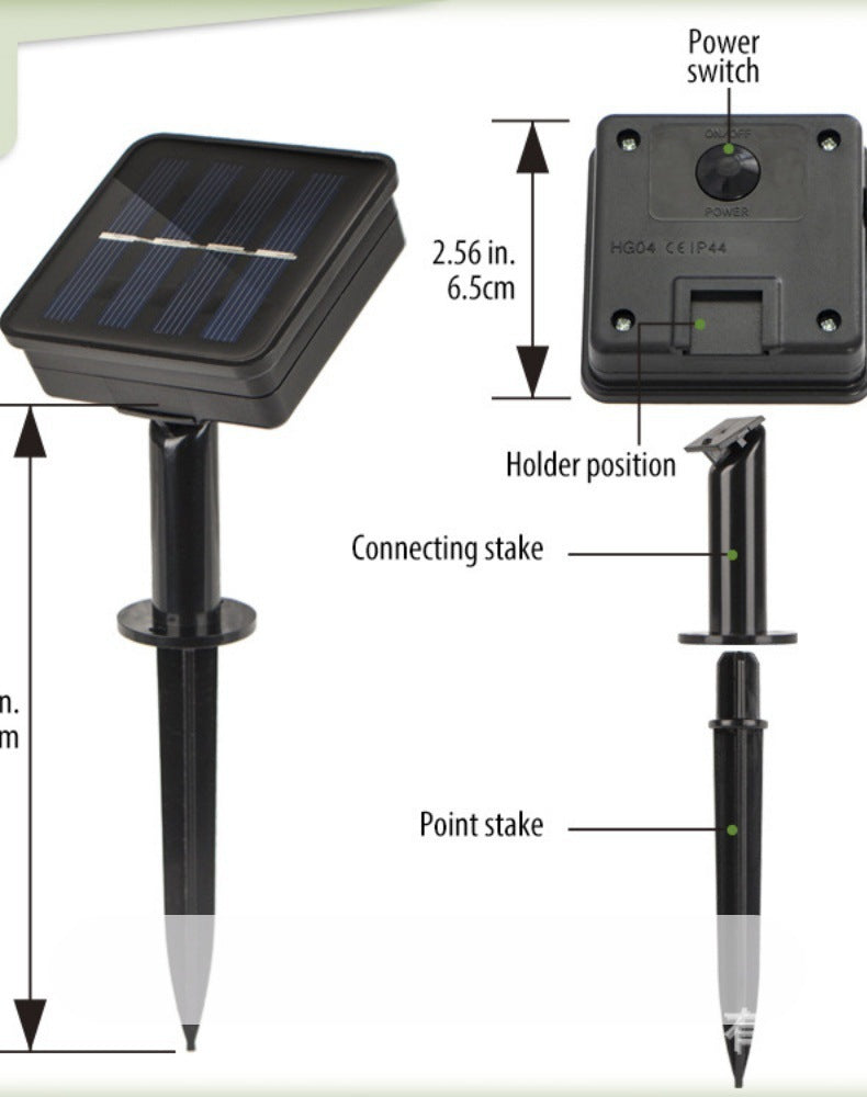Lumière extérieure étanche à l'atmosphère solaire