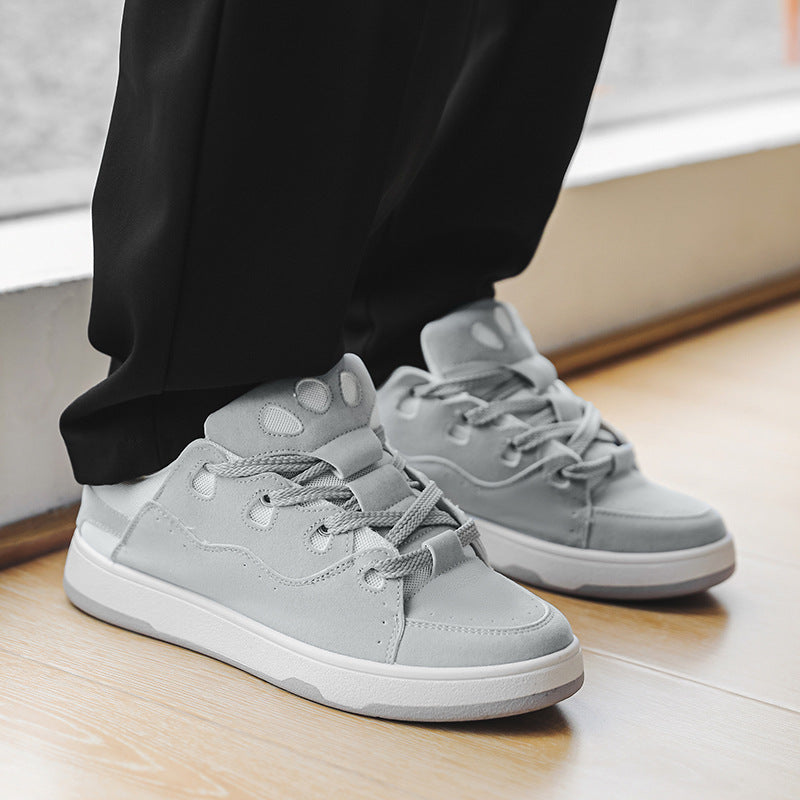 Hommes Étudiant Bas Haut Toile Niche Pain Casual Sports Skate Chaussures