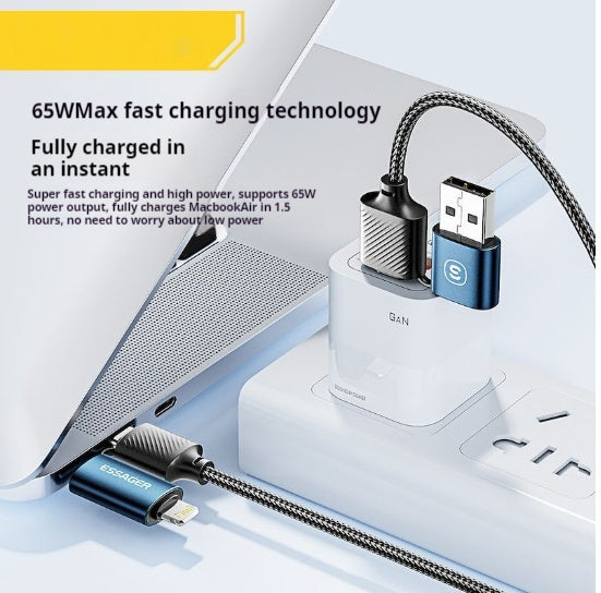 Câble de charge de données PD 65W