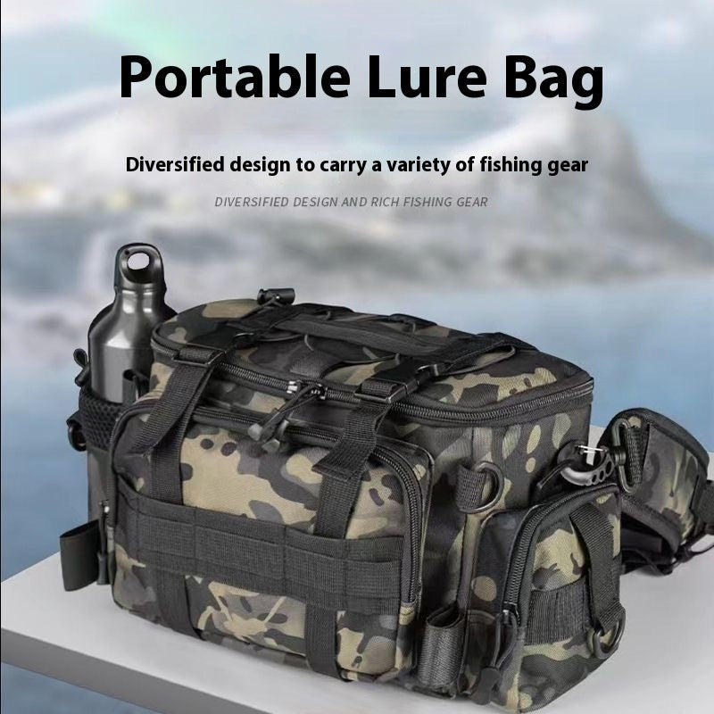 Équipement de pêche Luya Crossbody Sac de rangement multifonctionnel