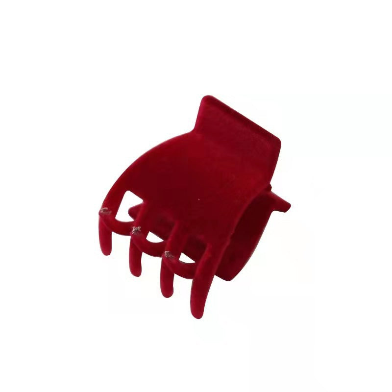 Petite taille Grip Flocing High Ponytail Anti-effondrement Correct Gadget