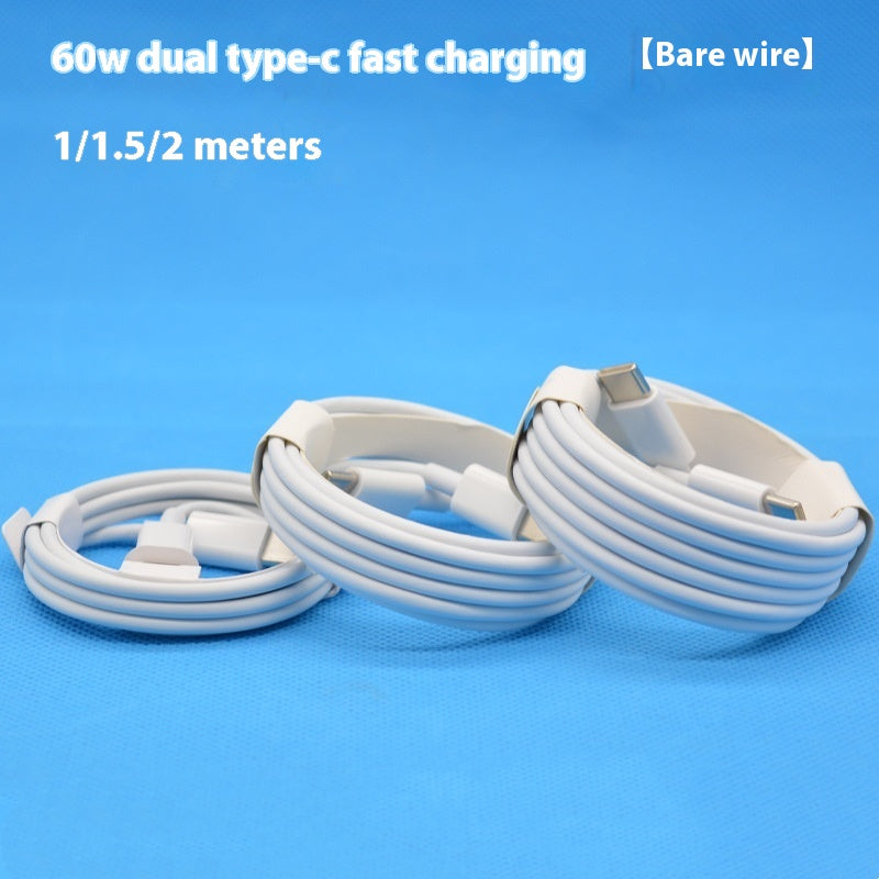 Câble de données Typec à double tête 5W ligne de charge rapide