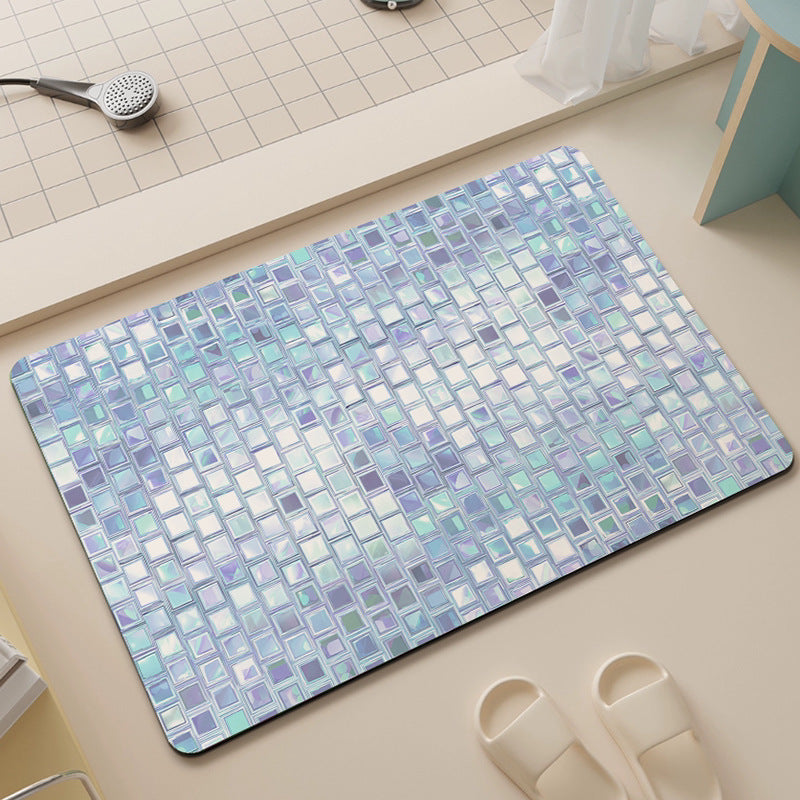 Tapis de porte à séchage rapide Dirt- et résistant aux rayures Tapis de pied Diatomées Terre tapis