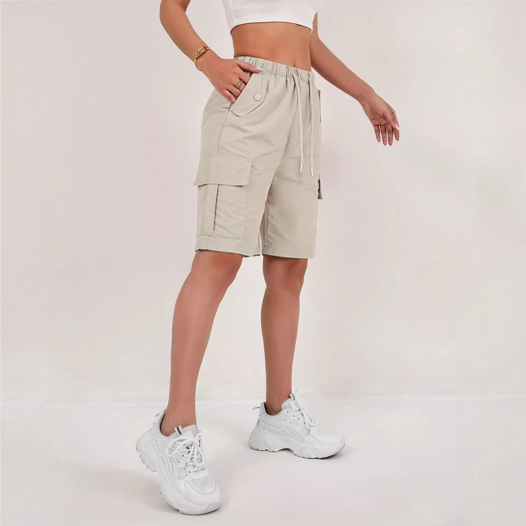 Casual Drawstring Capri Pantalons Trendy Sportswear pour le commerce électronique