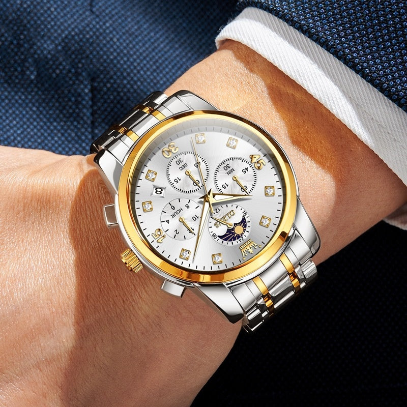 Montre homme Quartz multifonctionnelle