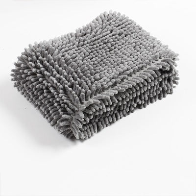 Serviette de ménage simple Chenille Pet absorbante