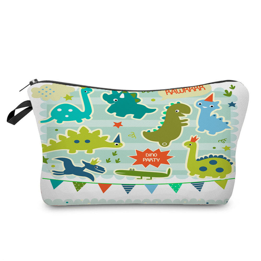 Cartoon Dinosaur Imprimer Sac de maquillage