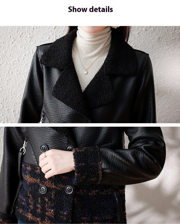 Manteau de fourrure d'hiver perdre plus de taille veste pour les femmes