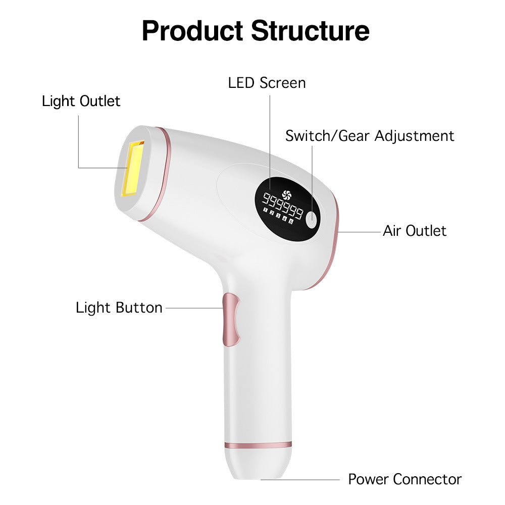 Instrument de beauté de nettoyage des cheveux portatif