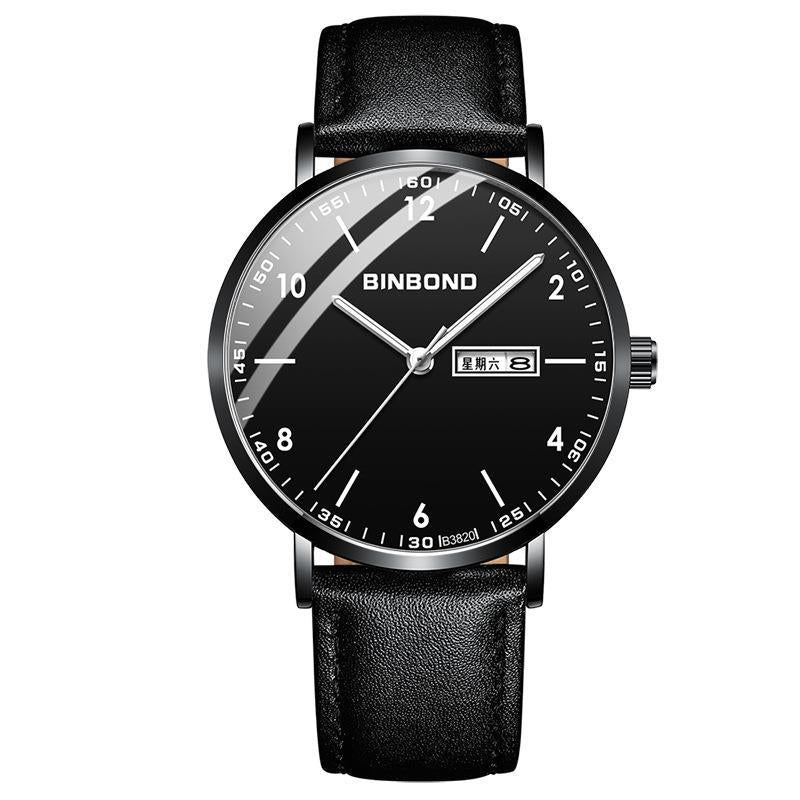 Ultra-mince Trendy Quartz Imperméable Starry Sky Montre électronique mécanique pour adolescents