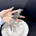 Shiny Zircon bracelet de montre en métal pour Apple Watch Series 10 11 Ultra - Fashionable Str pour femme