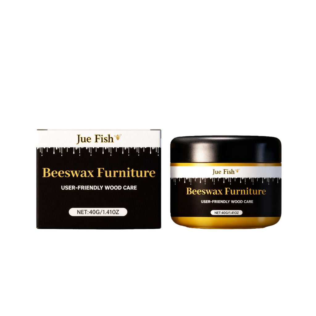 Jue Fish Beeswax Agent d'entretien des meubles Meubles en bois Rénovation Nettoyage Polissage Shine M