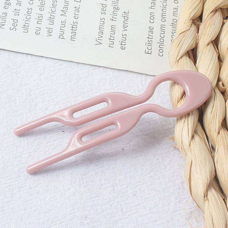 Style européen et américain Large U-forme femme simple Joker Hairclip