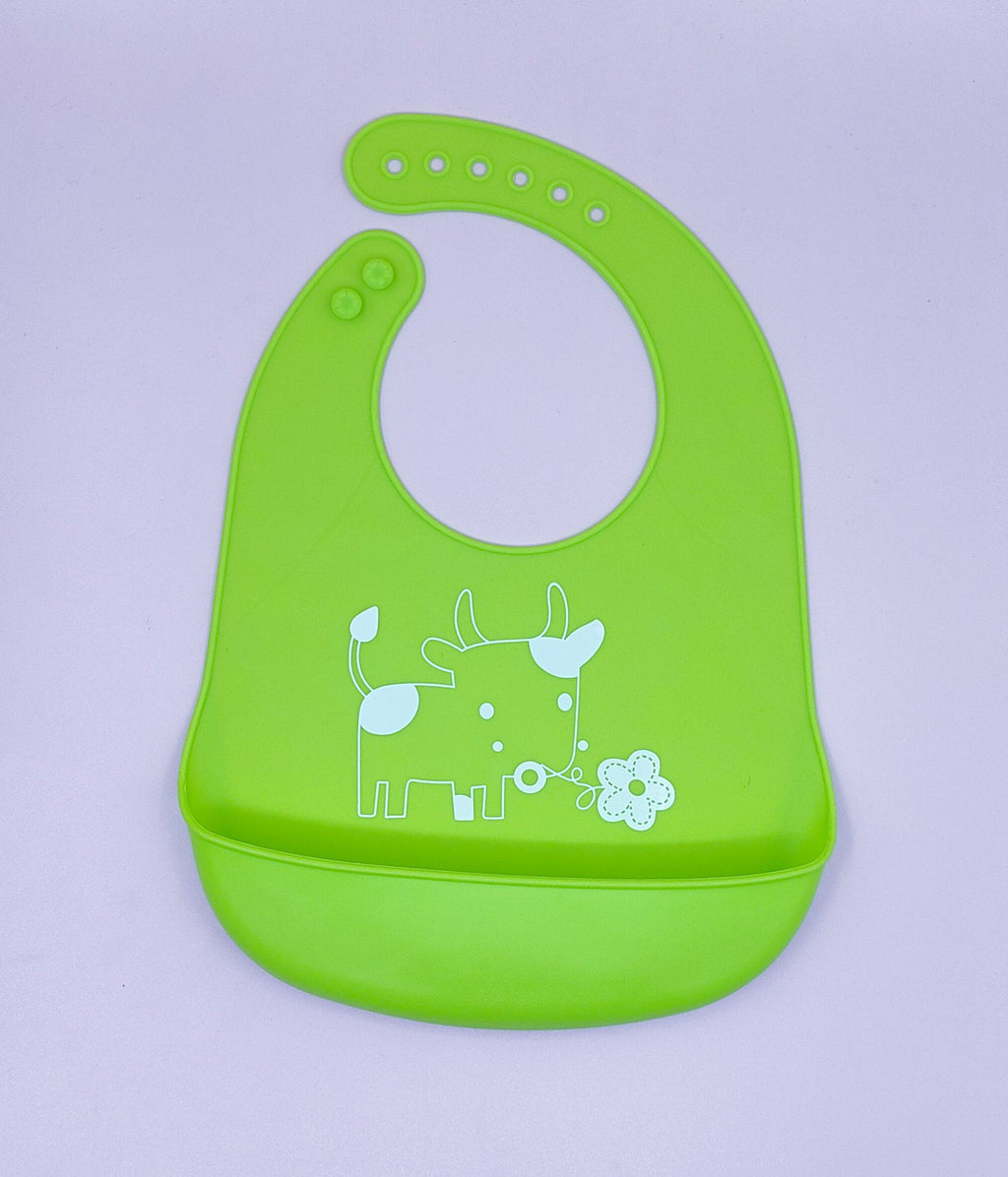 Bébé dessin animé créatif imprimé silicone Bib