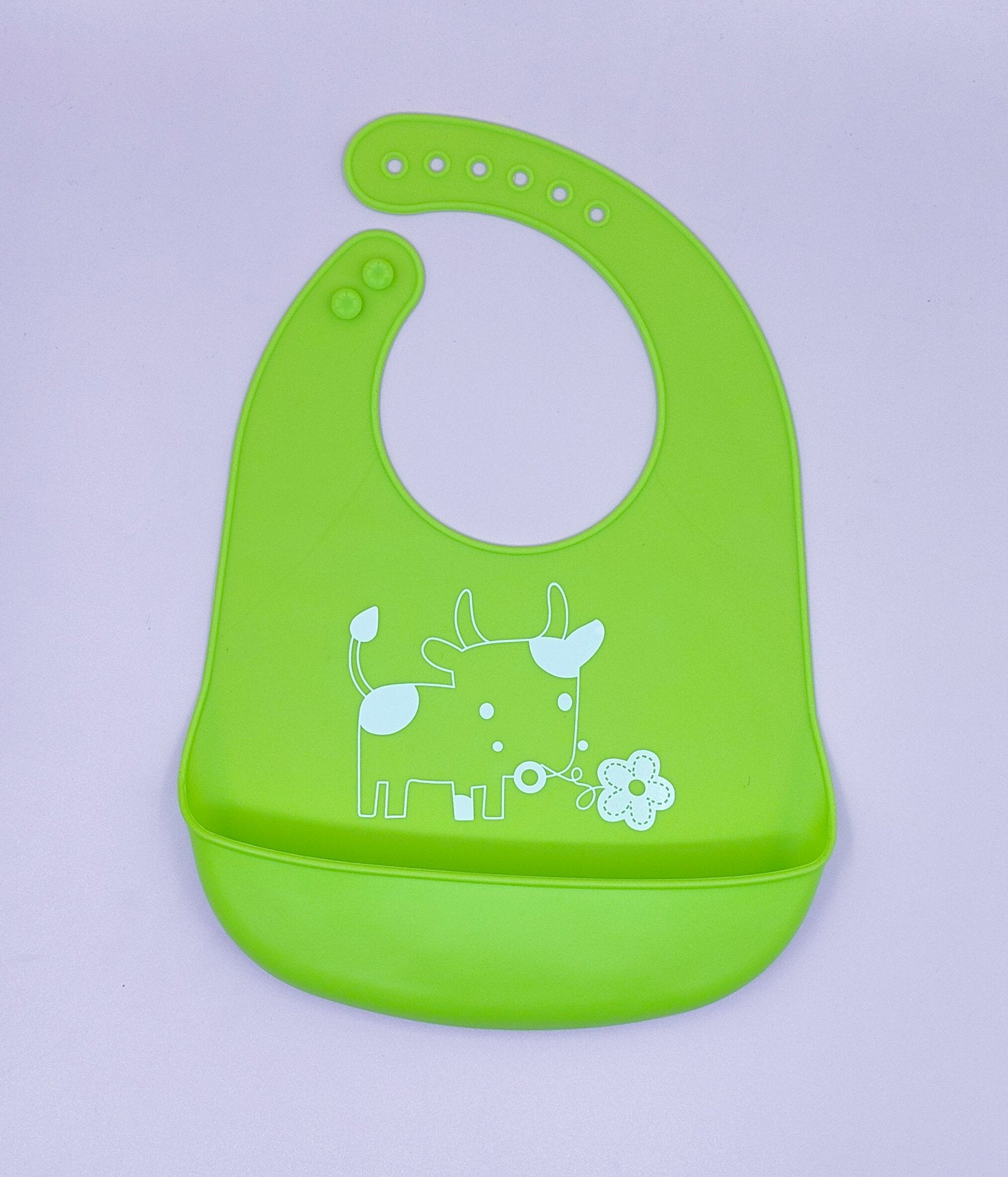 Bébé dessin animé créatif imprimé silicone Bib