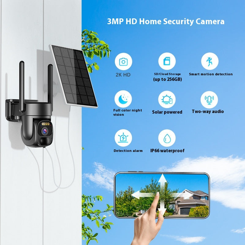 Caméra sans fil Home Sécurité HD Night Vision Mobile Phone Remote Voice Intercom