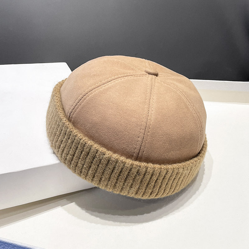 Chapeau de peau de cerf d'automne et d'hiver