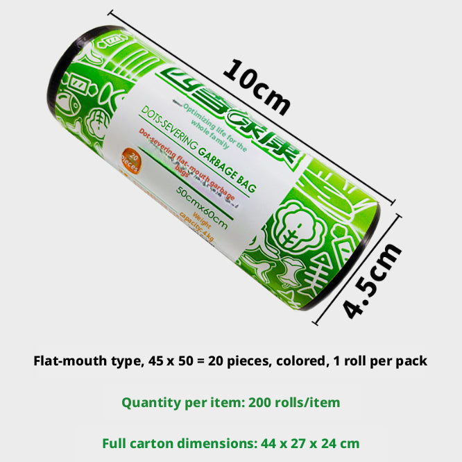 Sacs à ordures plats-45 * 60 -20 pcs-1 rouleau