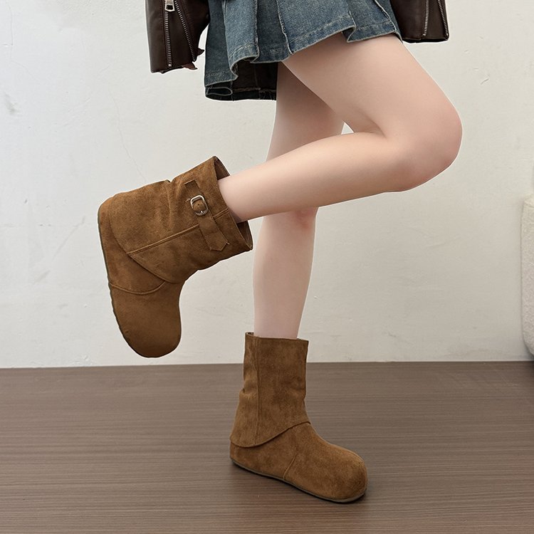 Plateforme pour femmes Hauteur cachée Birkenstock Style Martin Bottes