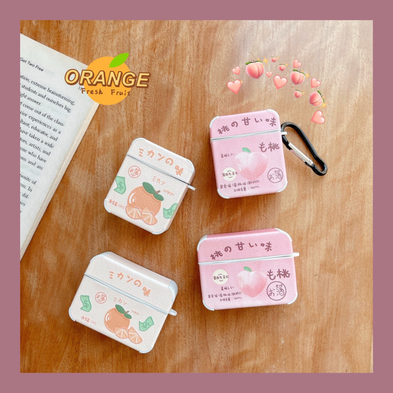 Peach Earphone Case 1 2 Génération Pro sans fil Bluetooth Protection Case