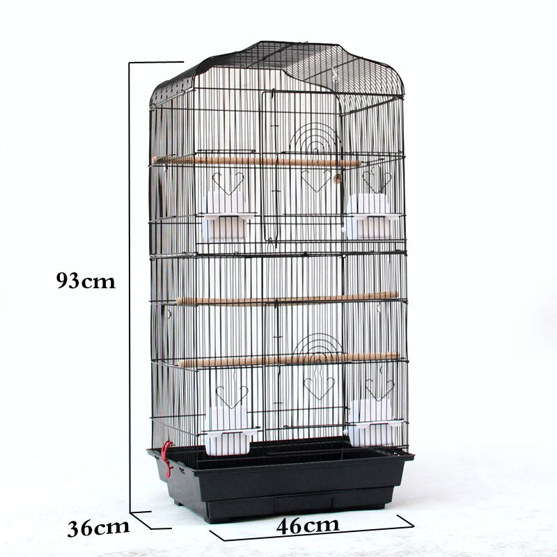 Cage de perroquet d'oiseau pour animaux de compagnie portatif