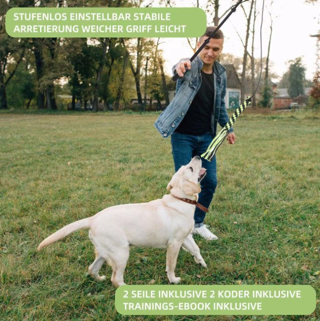 Retractable chien drôle bâton d'entraînement bâton