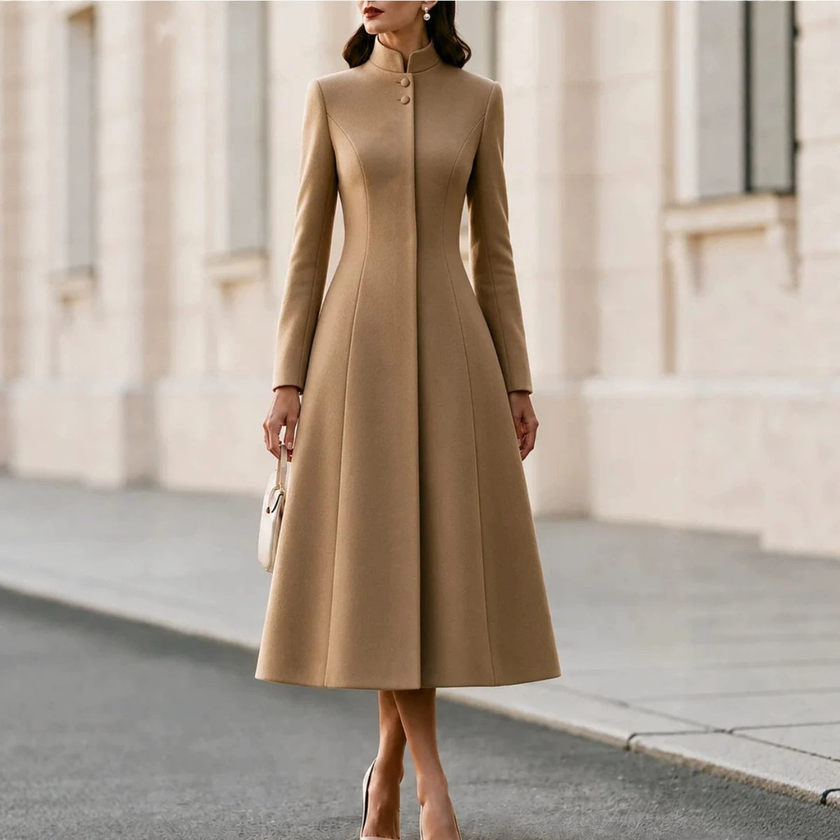 Automne Hiver Collier de style français Pantalon à manches simples