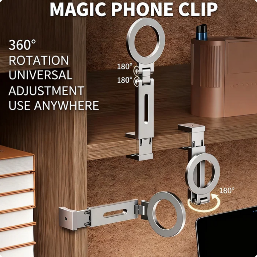 Support téléphone magnétique de voyage — aimant N52