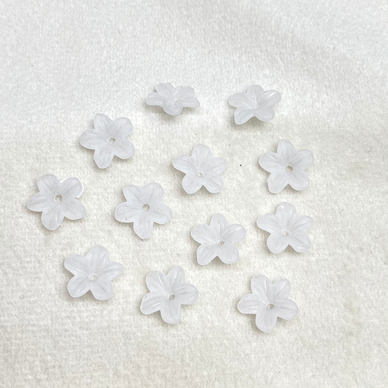 Matte Translucide Mini 5-Petal Fleurs Bases