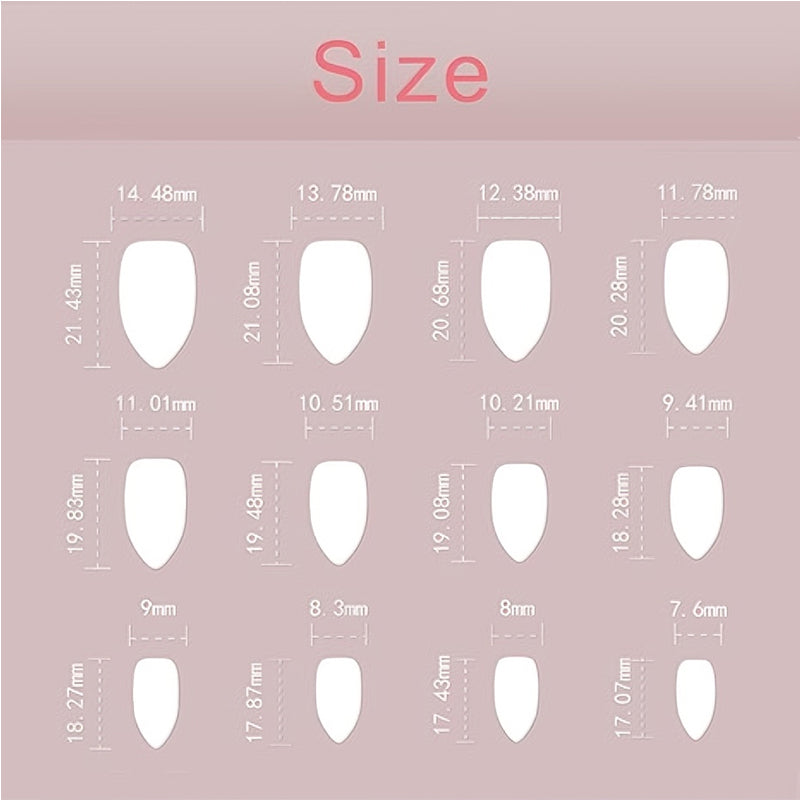 24 PCS Aurora art en poudre de ongles