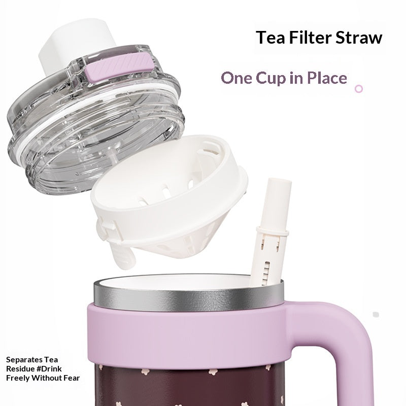 Céramique couvert réservoir intérieur 316L grande capacité tasse d'eau