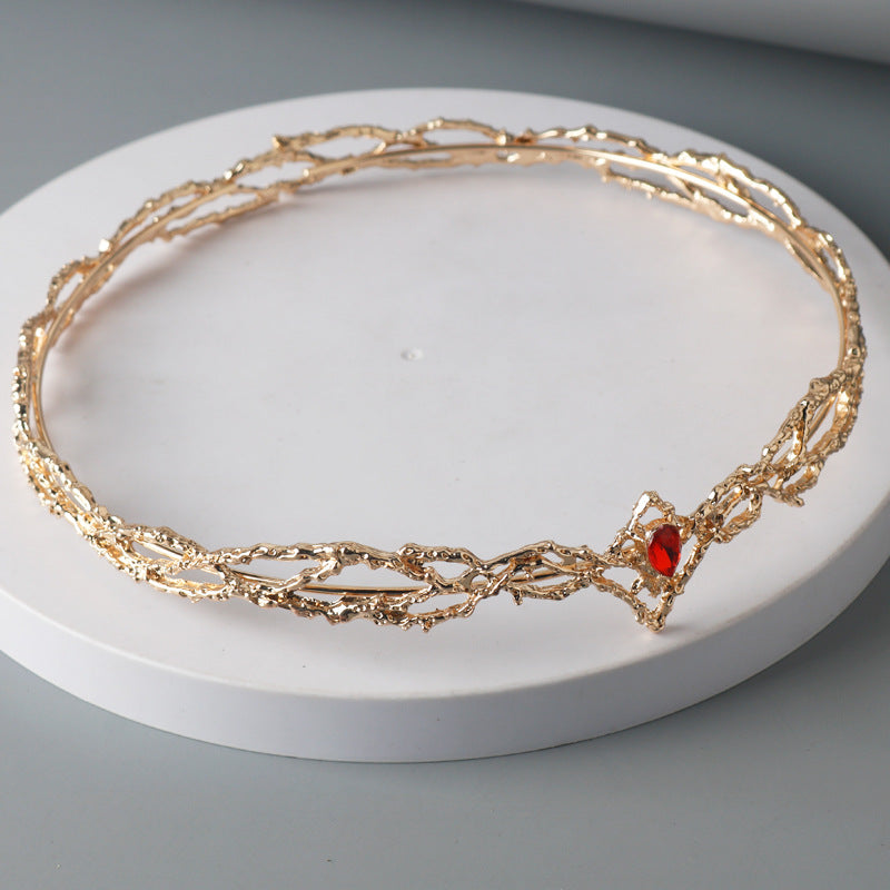 Fermoir de cheveux Gem Crystal Couronne dames