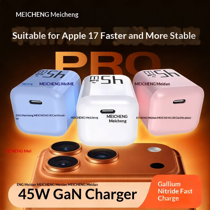 PD45 GaN Adaptateur de recharge rapide