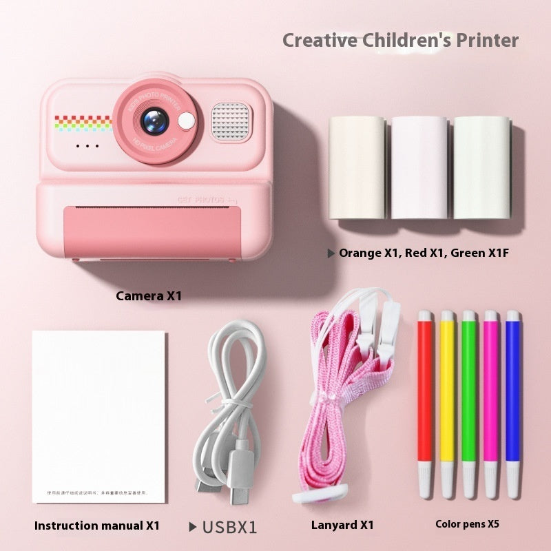 Photo HD et caméra d'impression instantanée vidéo