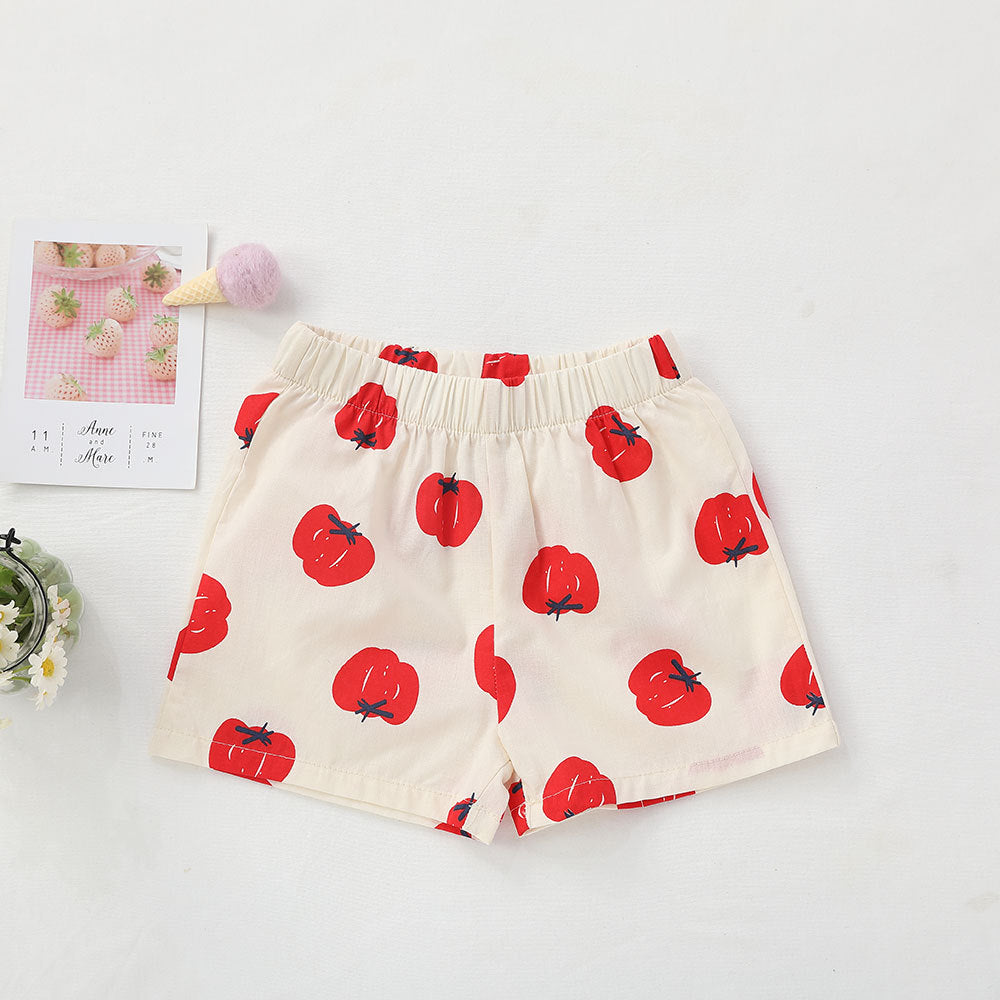 INS Pop Homme et femme Baby Printing Shorts d'été