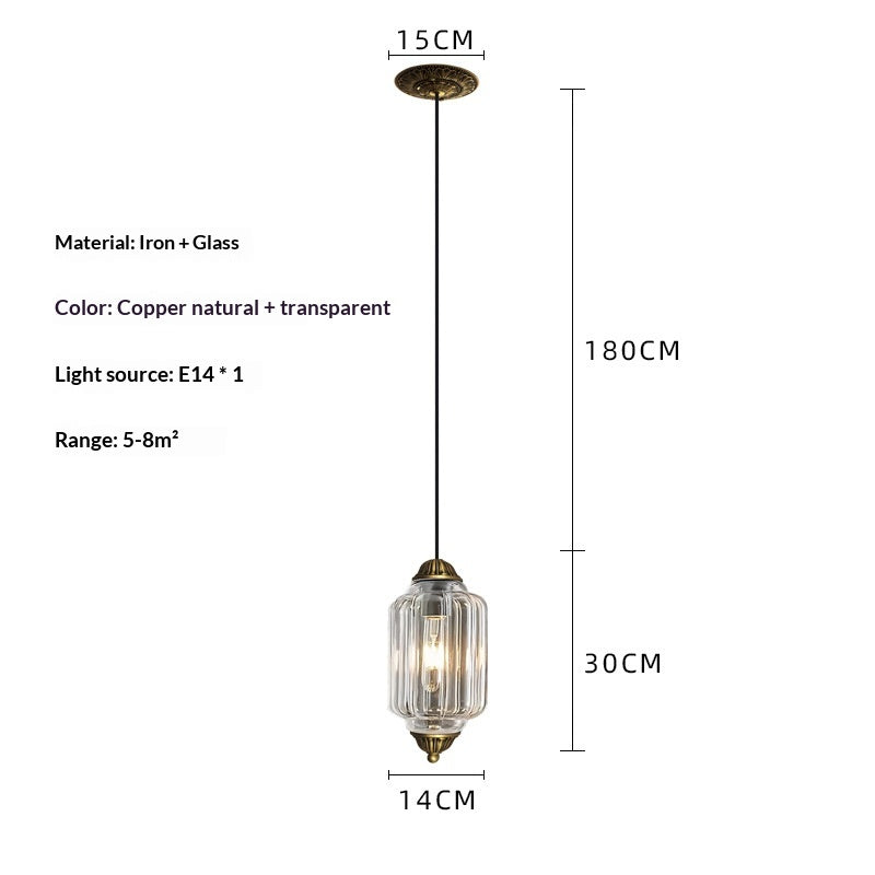 Chambre à coucher de style français côté Chandelier Vintage Bar Counter lumineux
