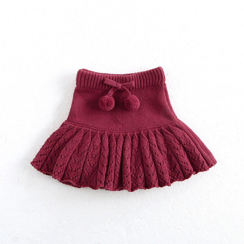 Filles Hollow Retro Plantskirt plissé
