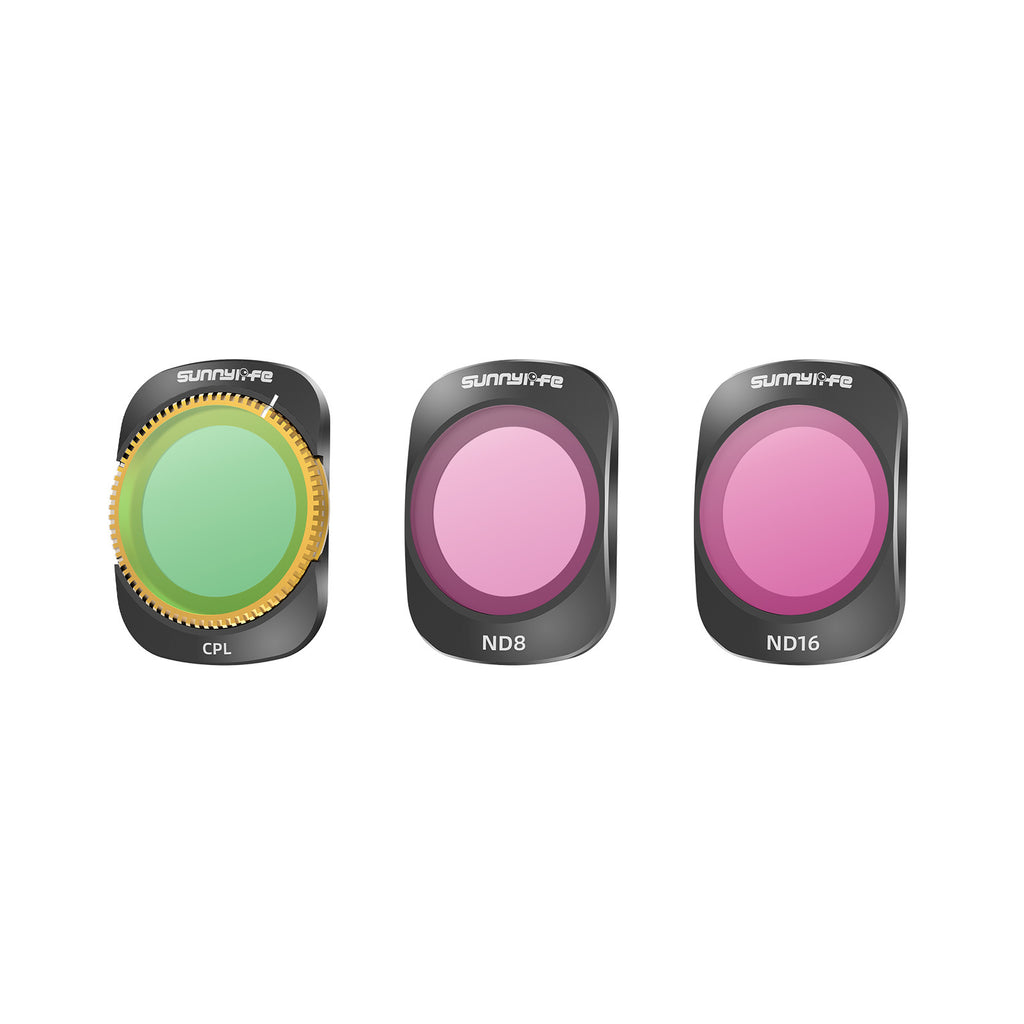 Filtre de polarisation métallique réglable à fixation magnétique portable