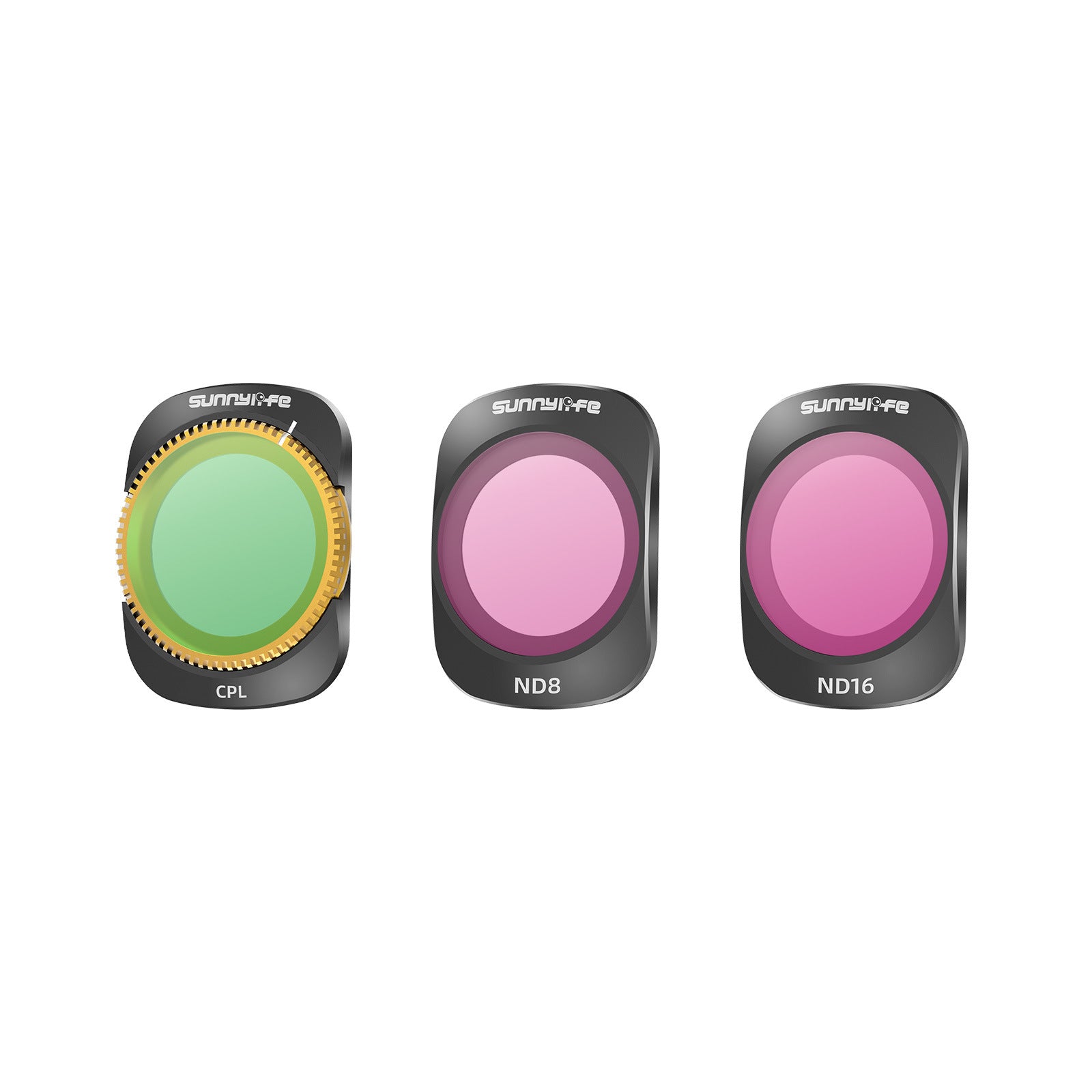 Filtre de polarisation métallique réglable à fixation magnétique portable