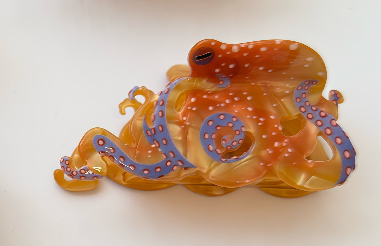 Clip marin octopus pour un élégant updo