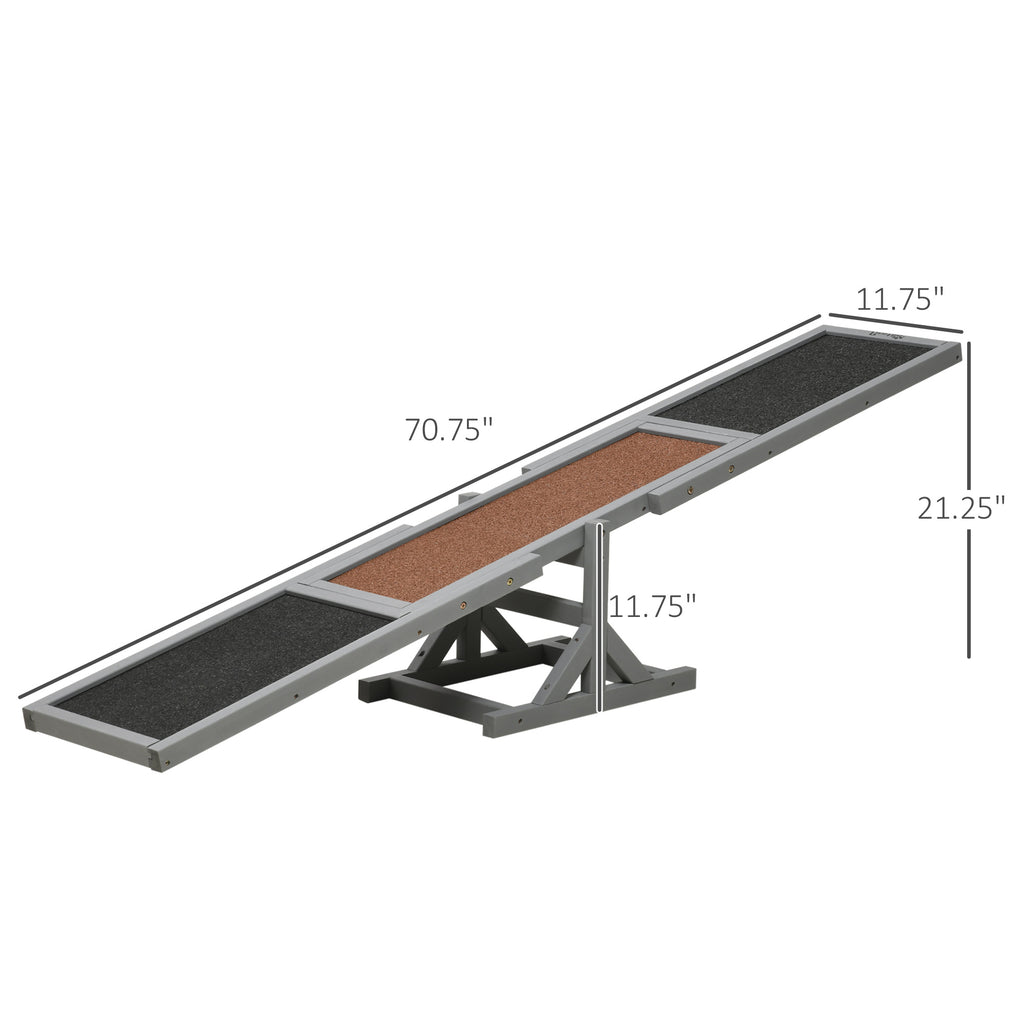 Wooden Dog Agility Seesaw pour l'entraînement et l'exercice
