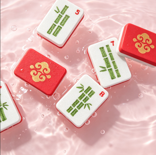 Ensemble de Mahjong américain flottant 160PCS