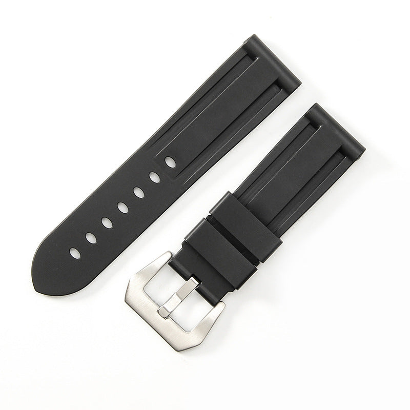 Bracelet de montre en silicone épingle en caoutchouc imperméable