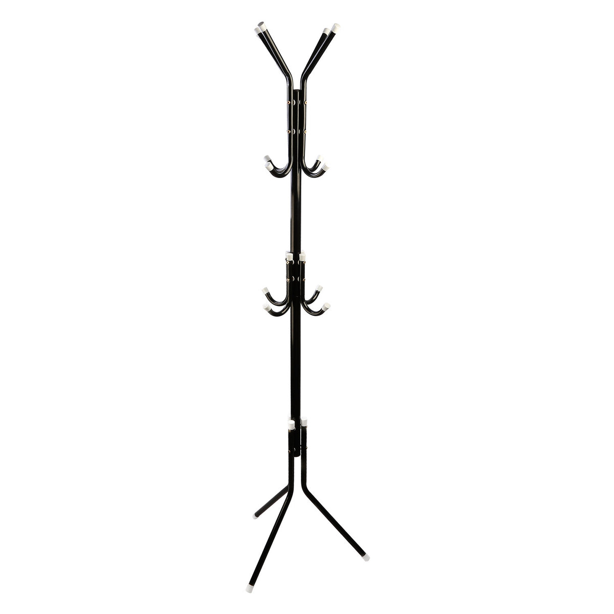 Options Black-White -- Organisateur de rack de chapeau de manteau permanent 1Pc