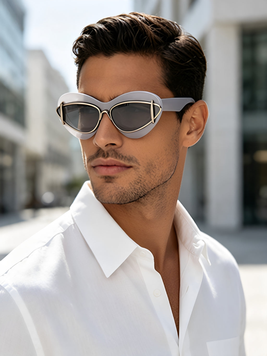 Lunettes de soleil Cat-Eye de mode européenne et américaine pour femmes conduite Internet Célébrité Même