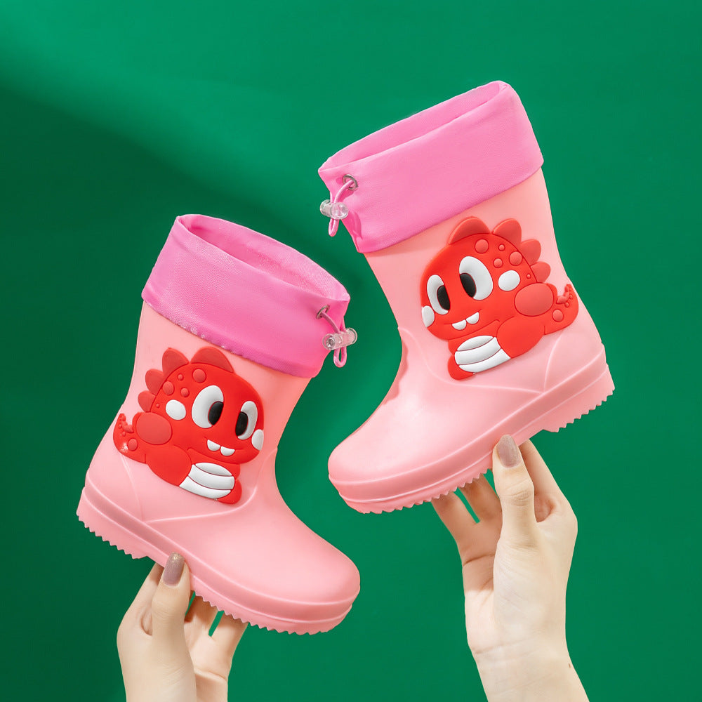 Bottes de pluie pour enfants Cartoon Waterproof Short Tube Rain Shoes