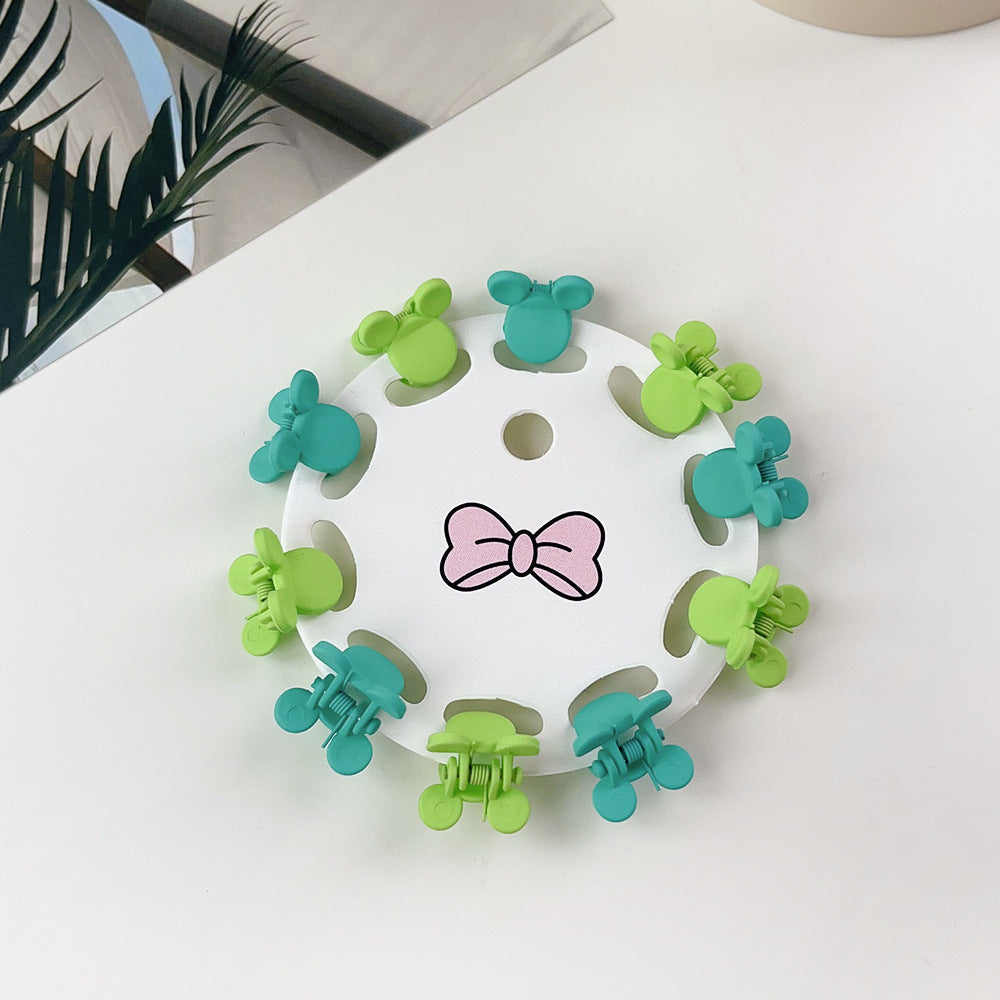 Barrettes pour enfants 10 PCs Colorful Cartoon Baby Small Jaw Clip Bangs Broken Hair Princes