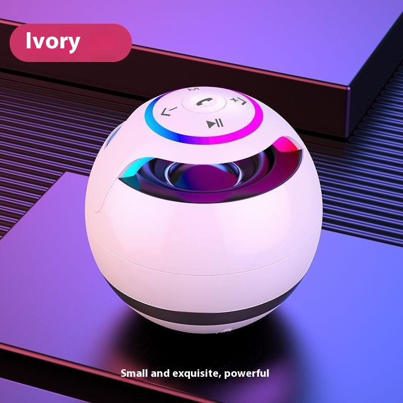 Lumière colorée Bluetooth Audio Super Dynamic Bass Boost Portable Petit haut-parleur Mini High S