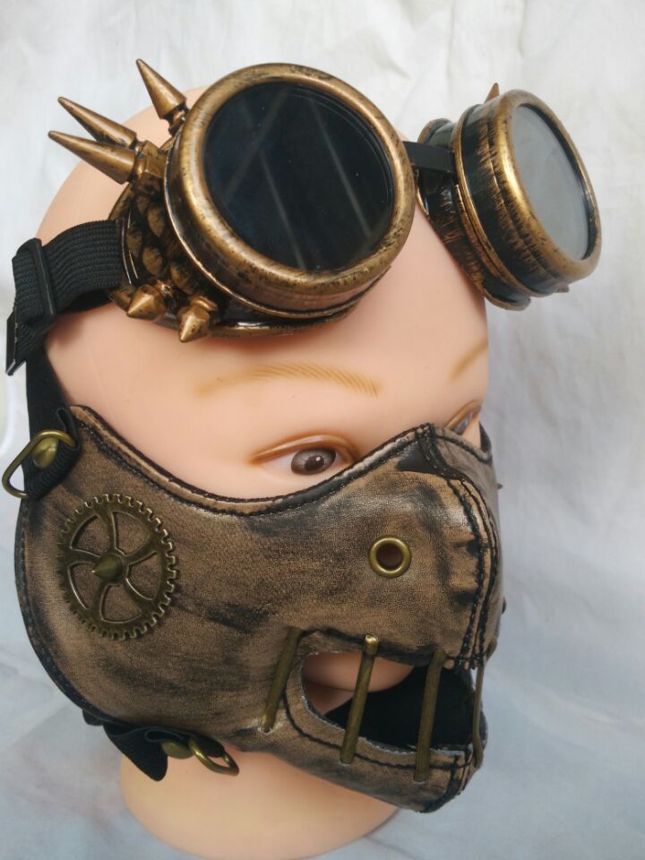 Masque de punk gothique à vapeur