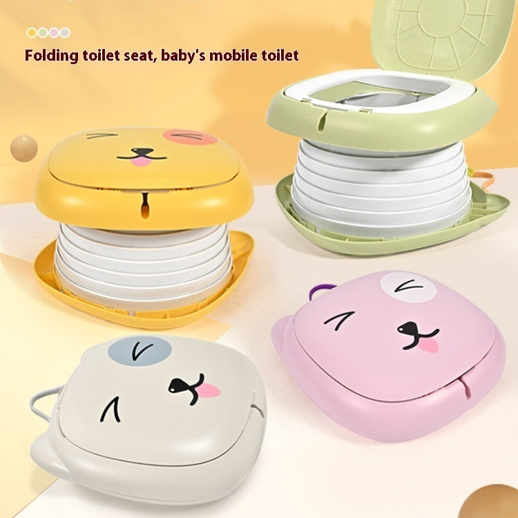 Cartoon Toilettes pliables pour enfants Mobile